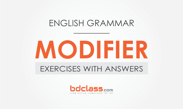 modifier exercises with answers